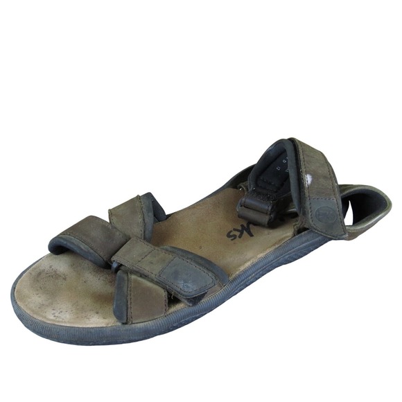 Clarks Other - Clarks‎ Men's  Ankle Strap Brown Leather Size 10 Medium Gently Used 2025
